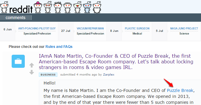 escape room reddit