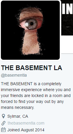 the basement escape room