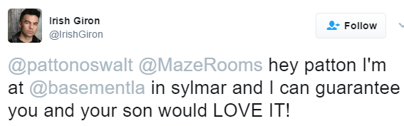 twitter escape room